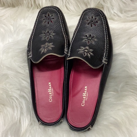 Vintage Cole Haan Aston Mule Shoes - Black - 7B - Like New In Box - Picture 7 of 7